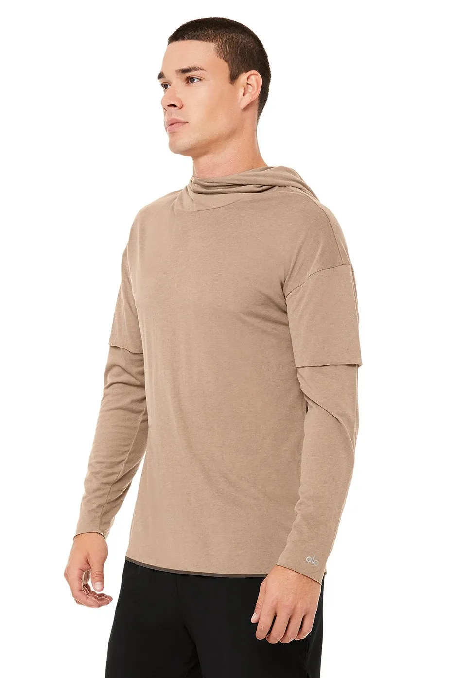 2-In-1 Pullover Hoodie - Gravel