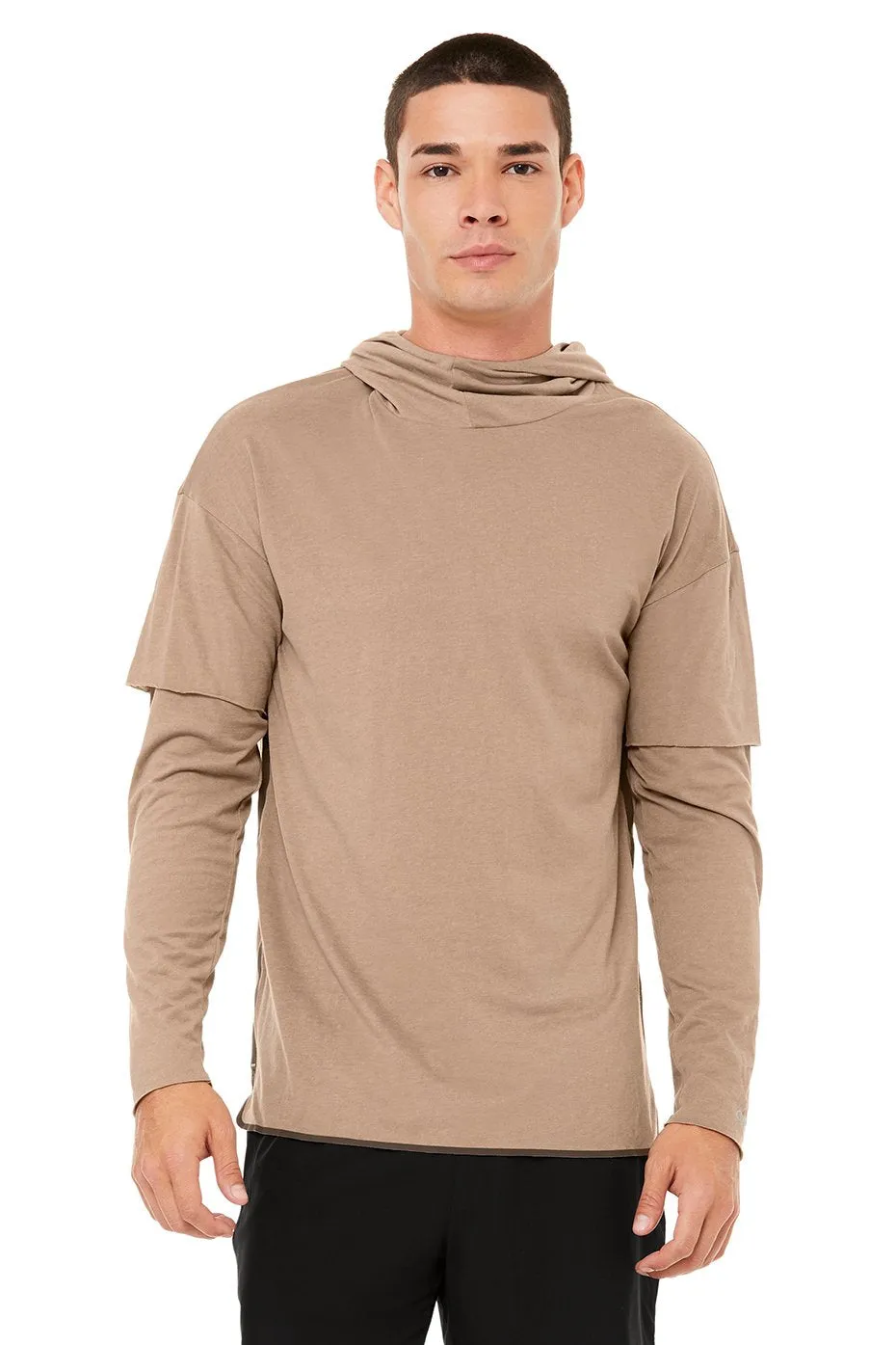 2-In-1 Pullover Hoodie - Gravel