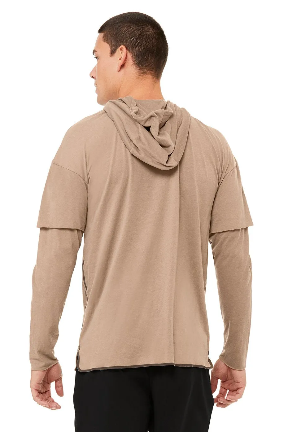 2-In-1 Pullover Hoodie - Gravel