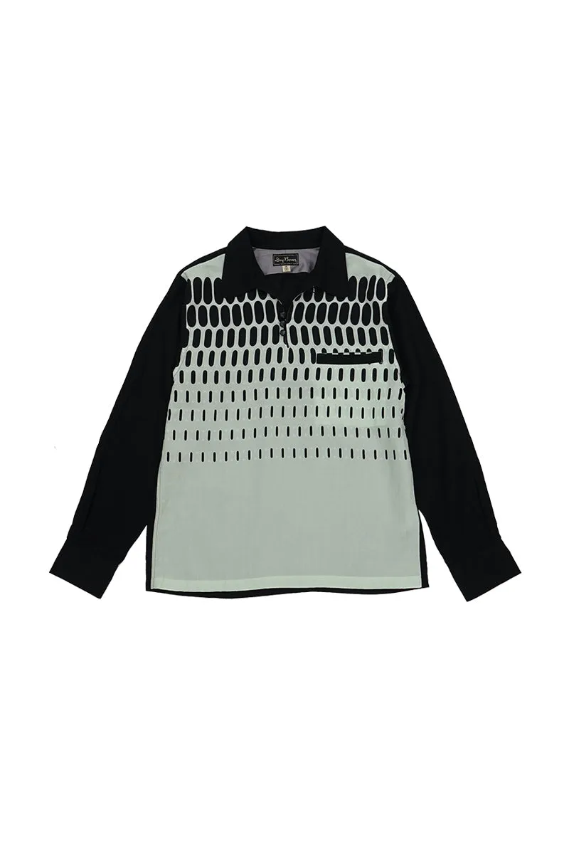 2tone Pullover Shirt “IRREGULAR DOT”