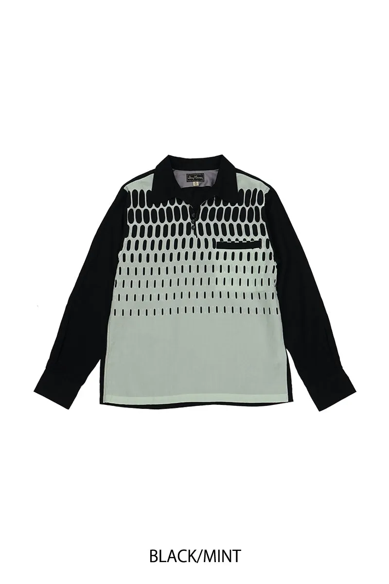 2tone Pullover Shirt “IRREGULAR DOT”