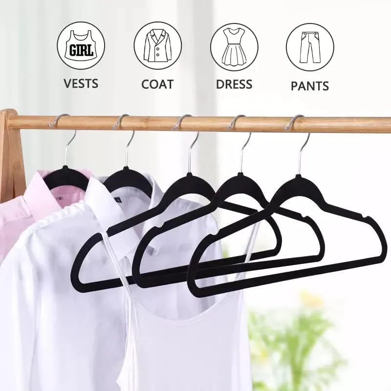 50Pack Velvet Hangers-45cm