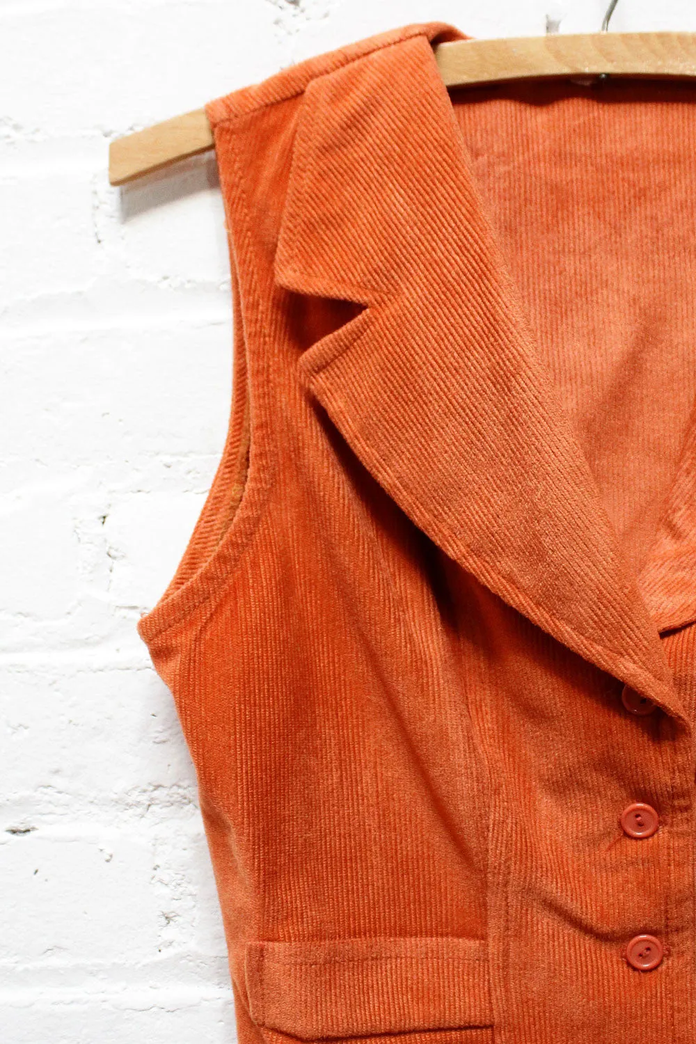 70s Tangerine Vest S/M