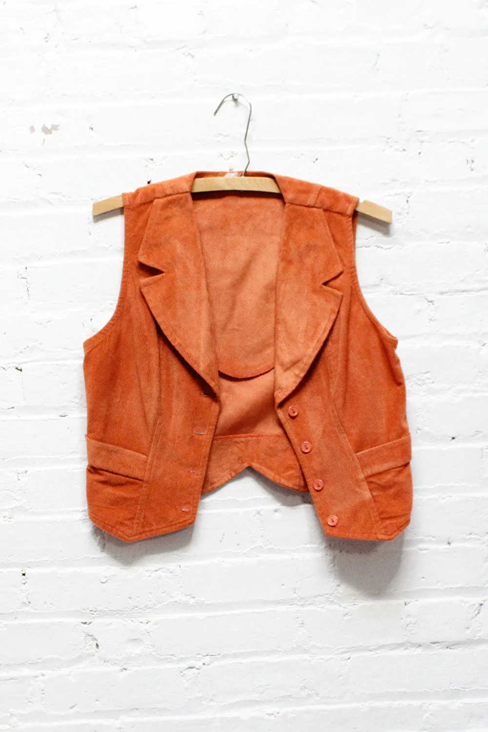 70s Tangerine Vest S/M