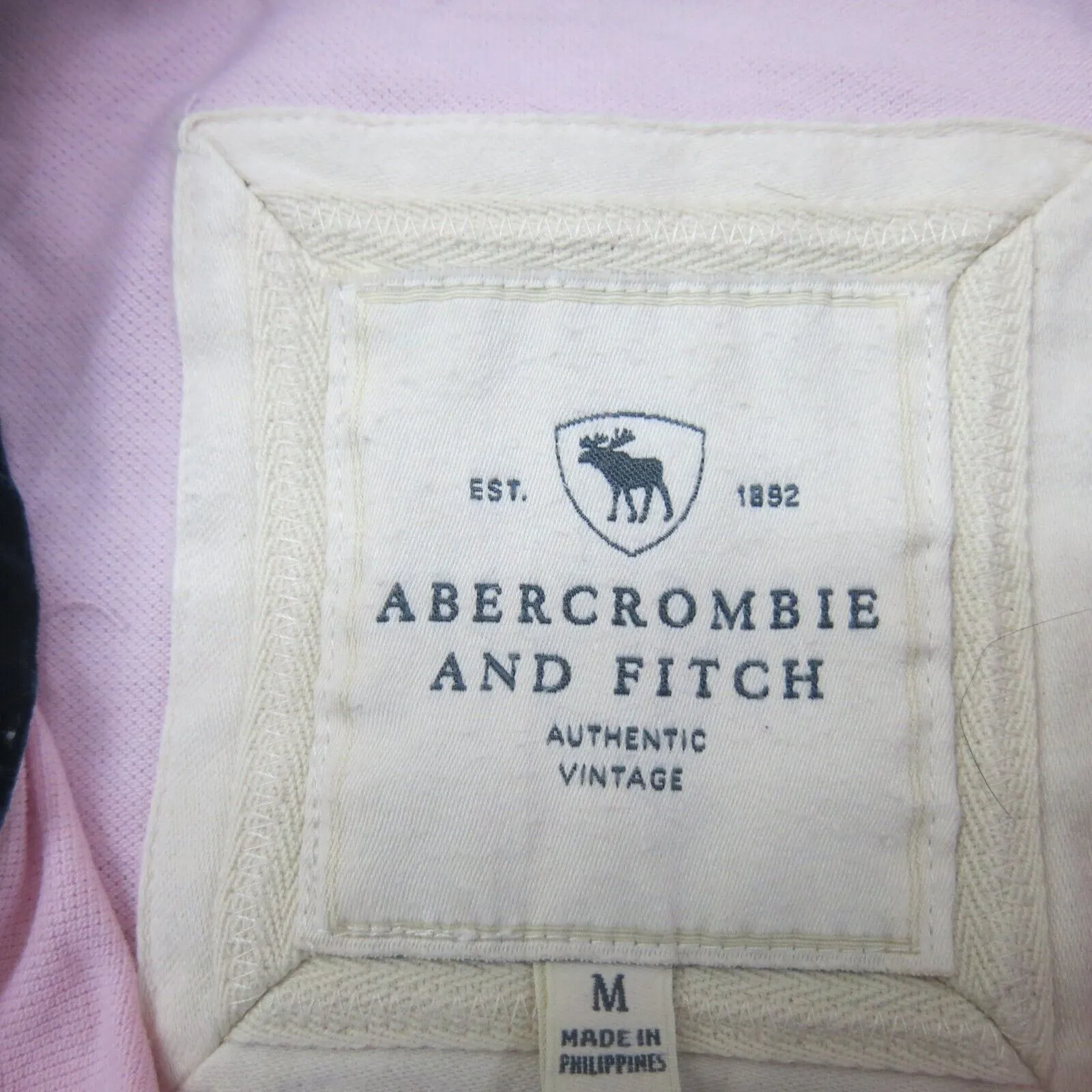 Abercrombie And Fitch Womens Golf Polo Shirt Top Cap Sleeves Pink Sz M