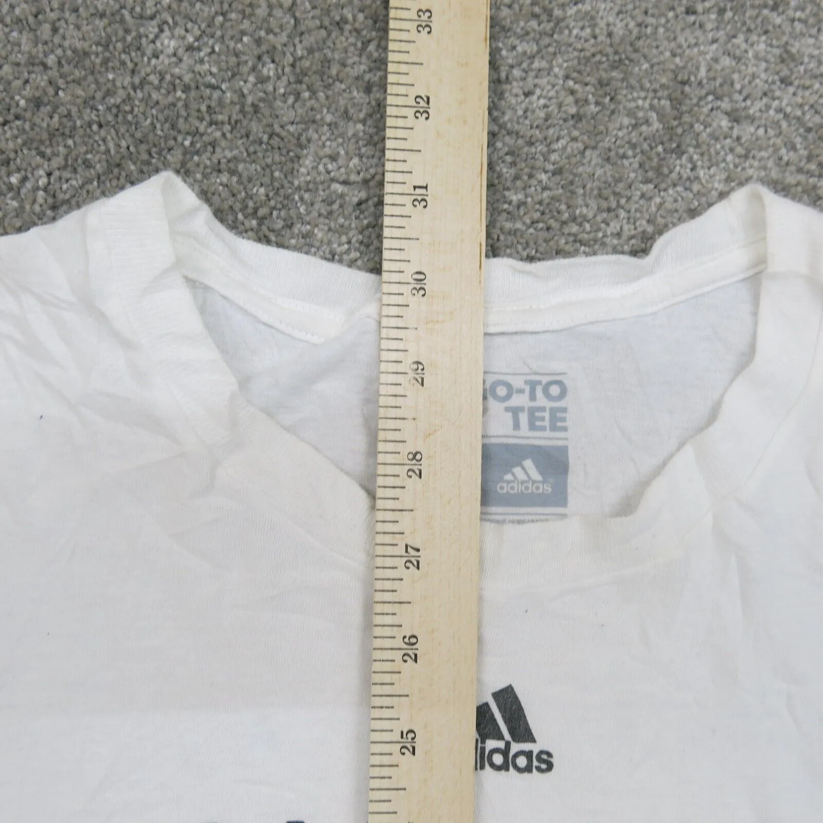 Adidas Champion Mens Pullover T Shirt Short Sleeves Crew Neck White Size X-Large