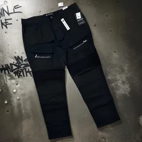 *AKADEMIKS* (BLACK) BIG MAN MOTO STYLE DENIM