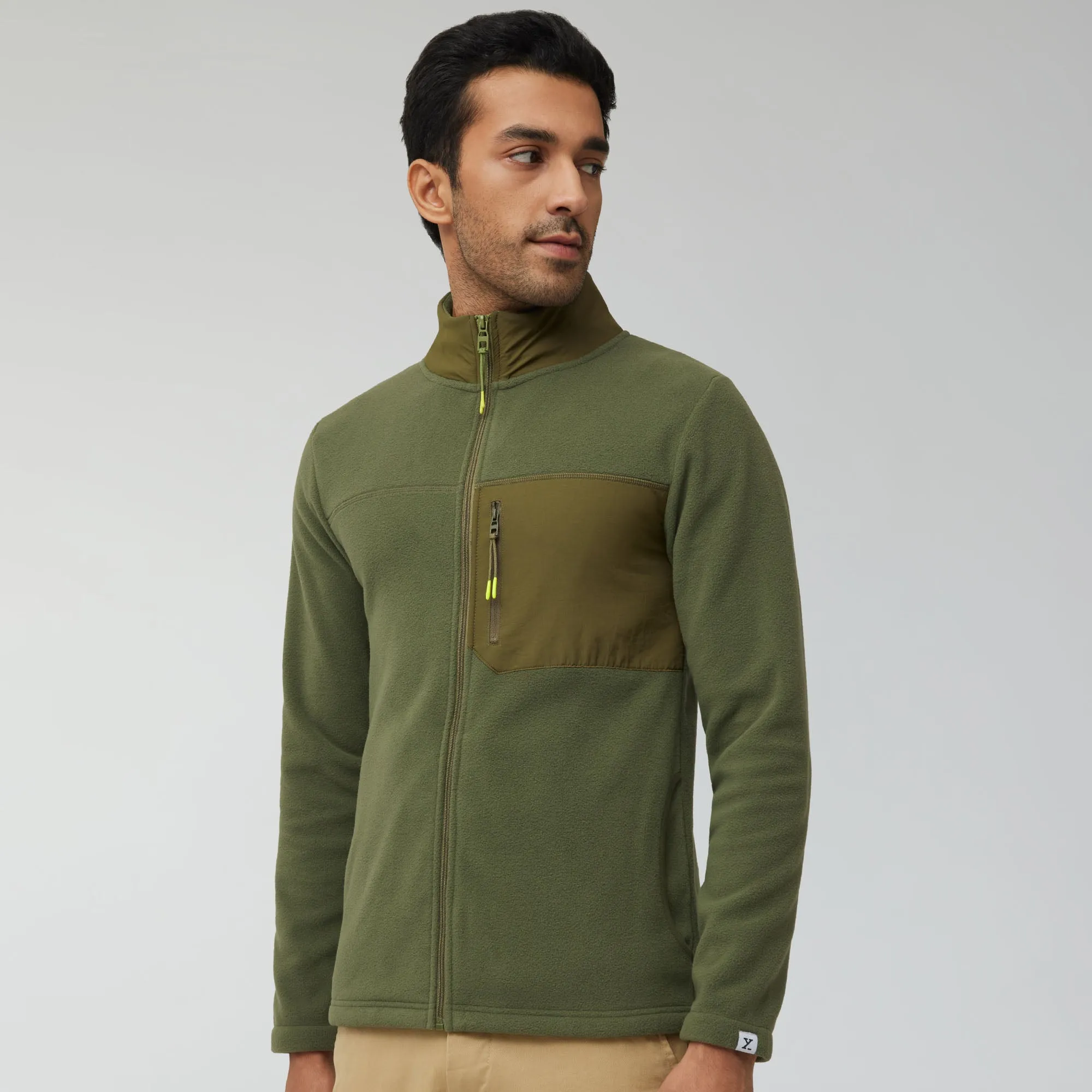 Alterra Fleece Jackets Olive Green