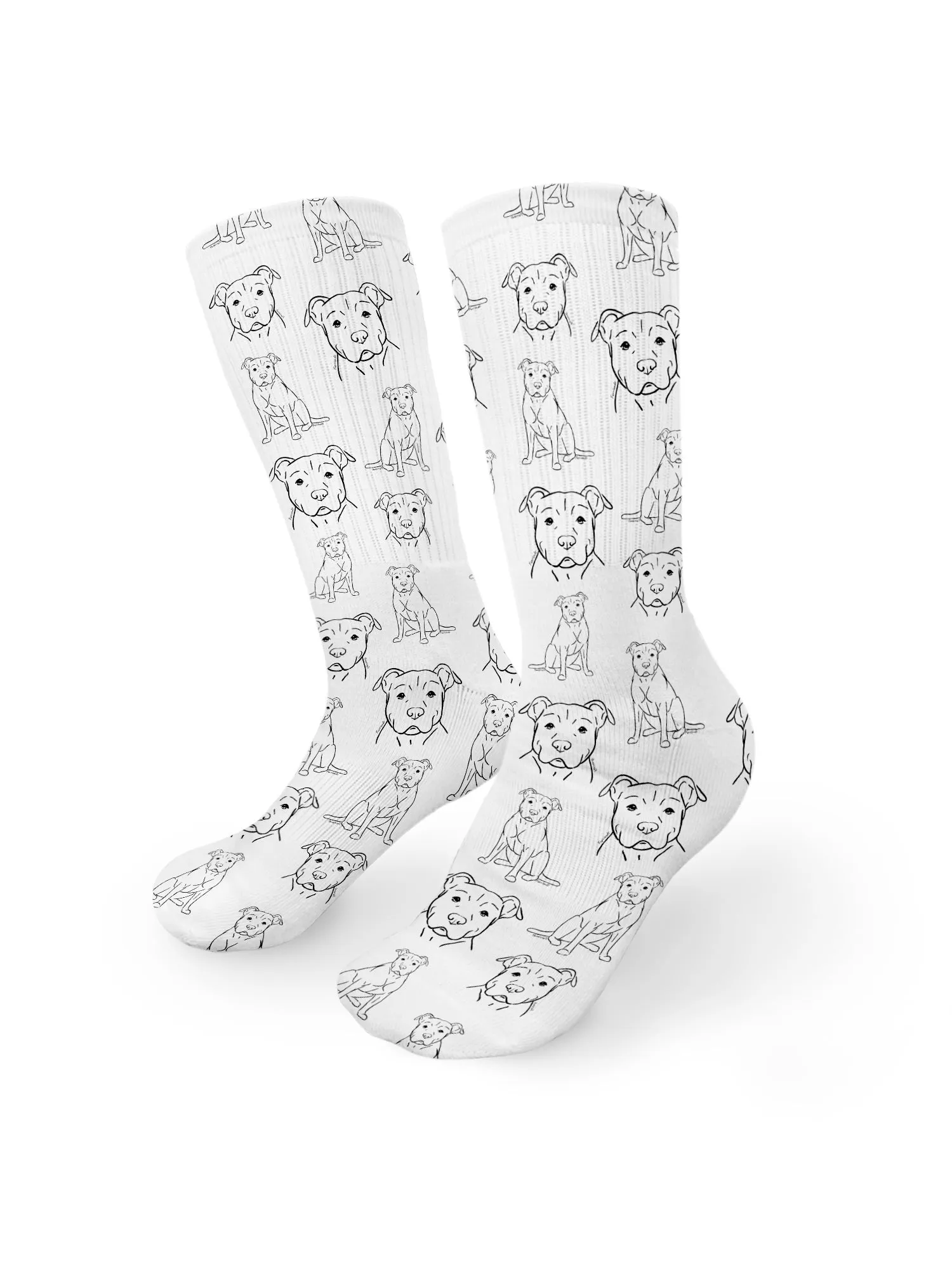 American Staffordshire Terrier Crew Socks