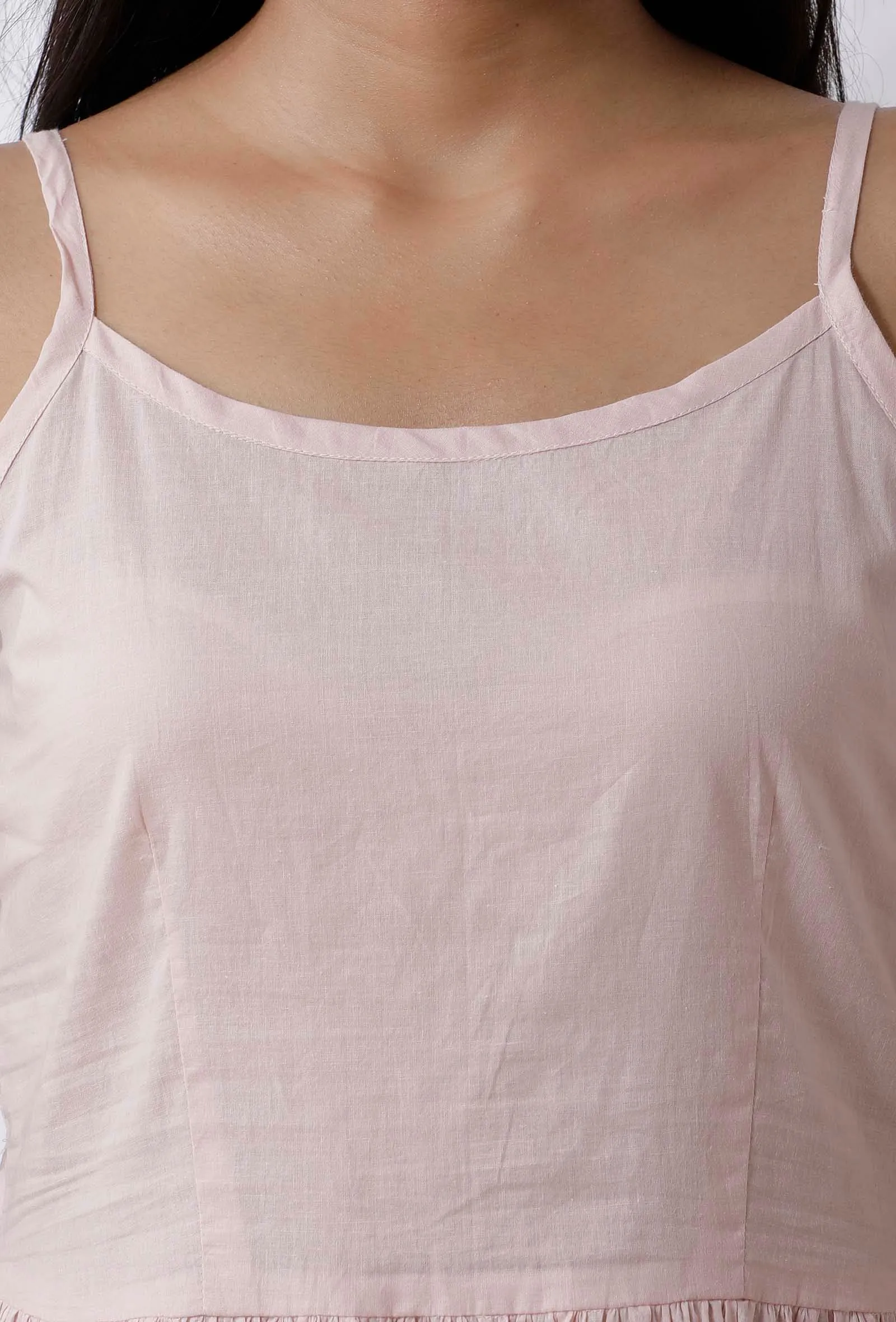 Baby Pink Cotton Slip Top