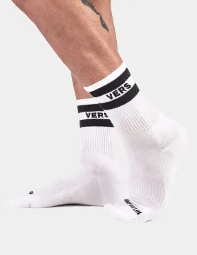 Barcode Berlin Fetish Vers Half Socks White 91819-204 Size L/XL