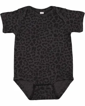 Black Leopard Print Onesie