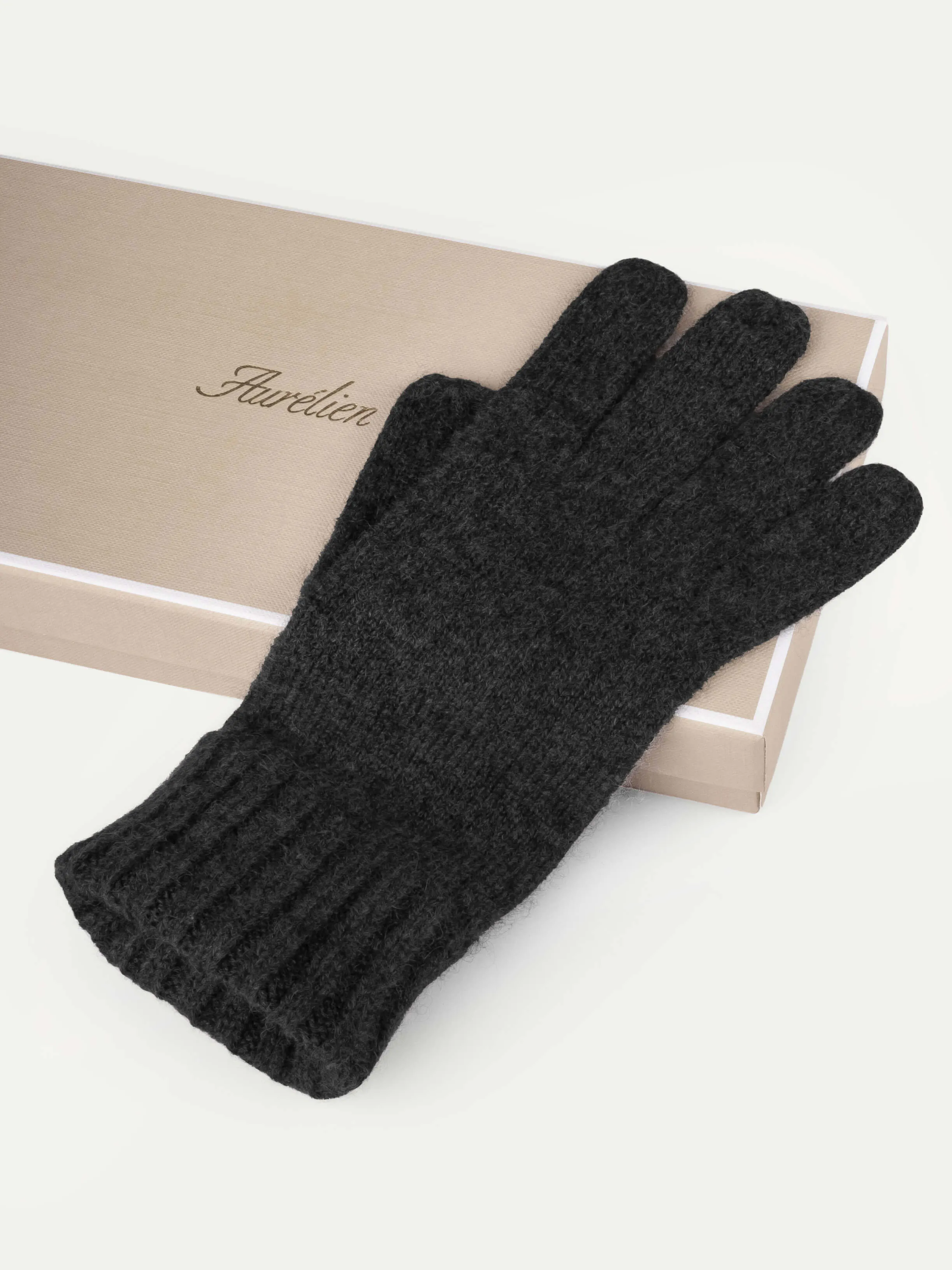 Black Wintertime Gloves