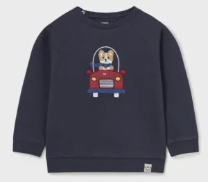 Blue Puppy Pullover Boy's Sweater - Select Size