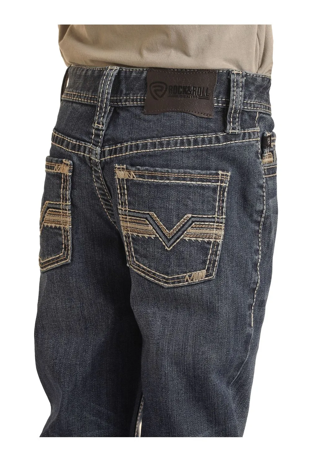 Boy's Rock & Roll Raised Denim Revolver Jean