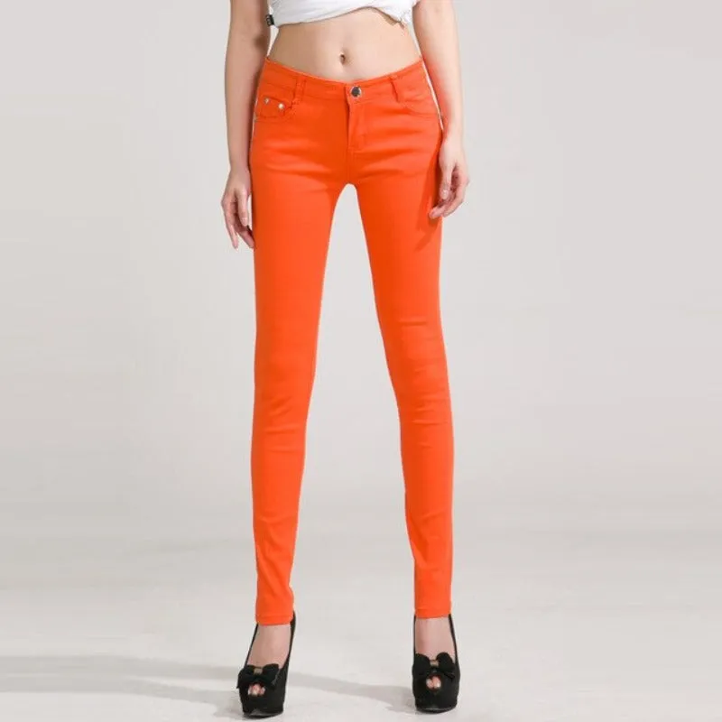 Casual Pants Slim Stretch Jeans