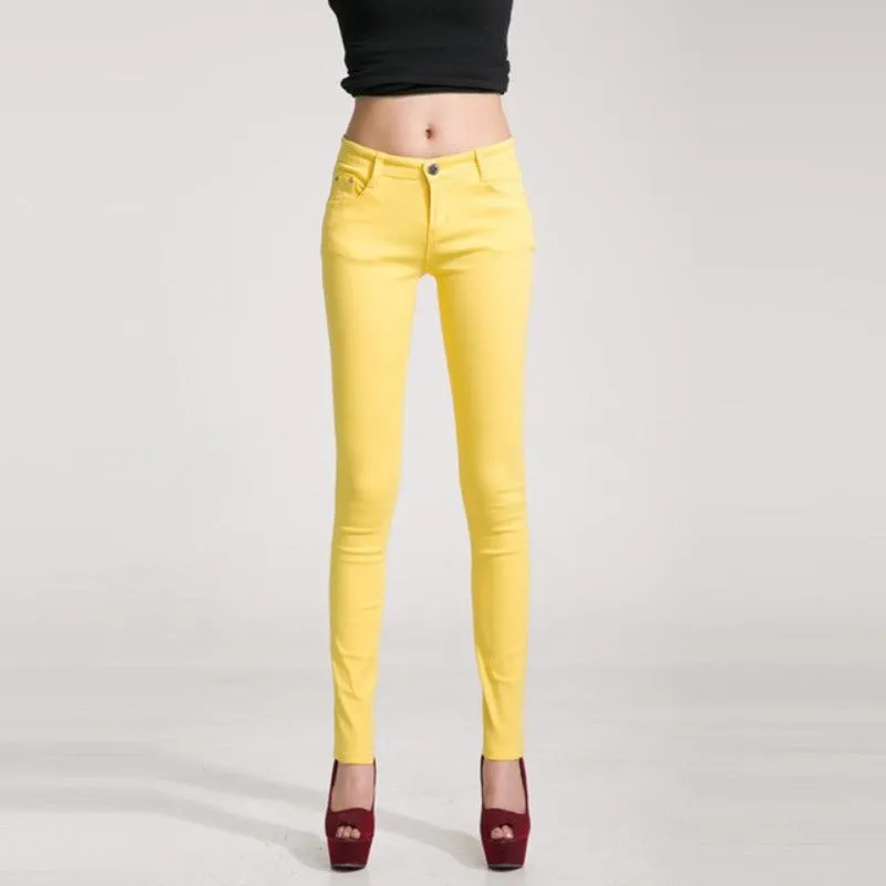 Casual Pants Slim Stretch Jeans