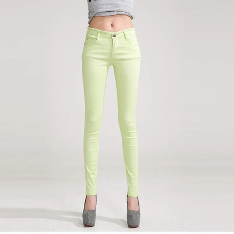 Casual Pants Slim Stretch Jeans