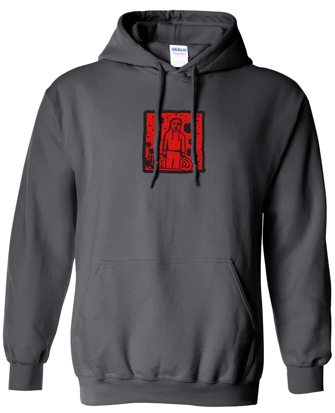 Charcoal Patch Hoodie