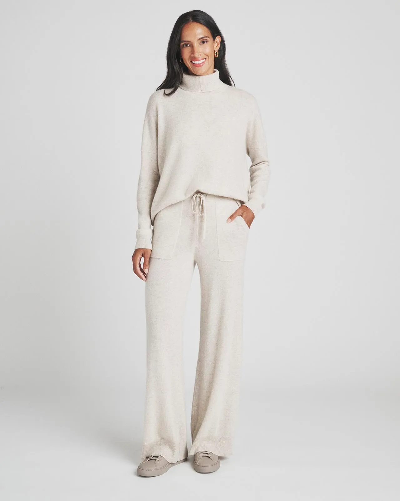 Charlotte Cashmere Turtleneck Sweater