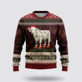 Charolais Loverss Ugly Christmas Sweater, Farm Sweater, Christmas Gift, Best Winter Outfit Christmas