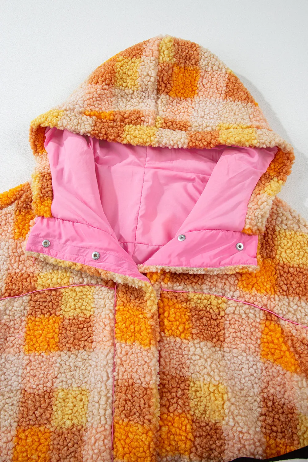 Checkered Sherpa Hooded Jacket: For When You Want to Look Cozy, but Also Like You Could Survive a Snowstorm and a Social Crisis