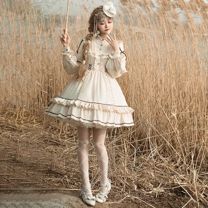 Classic Lolita Dress 2 Way Country Style Party Dress