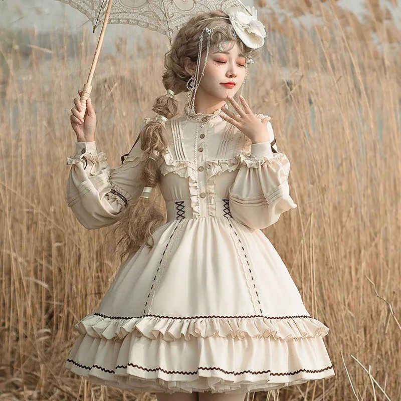 Classic Lolita Dress 2 Way Country Style Party Dress