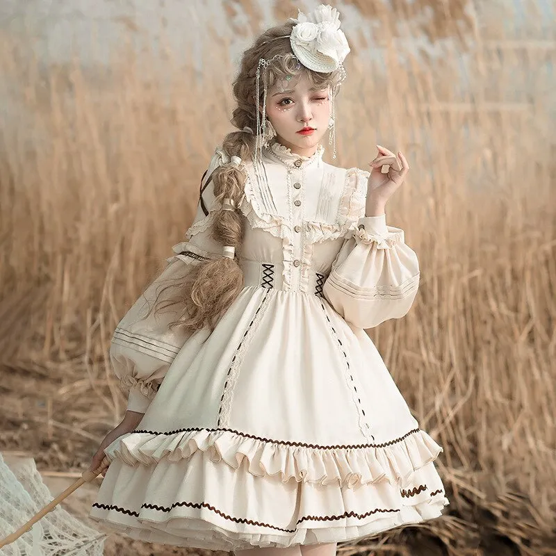 Classic Lolita Dress 2 Way Country Style Party Dress