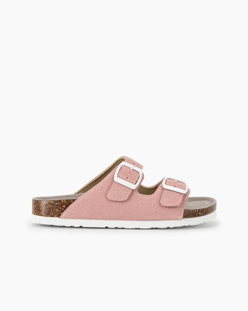 Cork Nubuck Leather Non-slip Flat Sandals