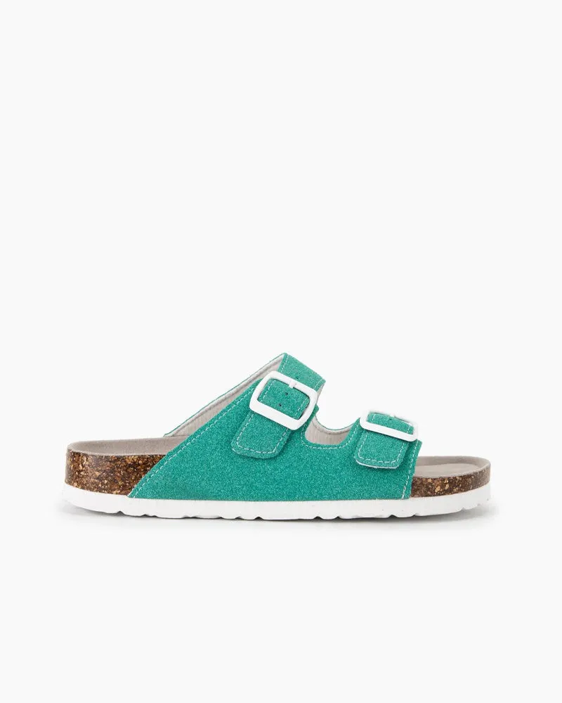 Cork Nubuck Leather Non-slip Flat Sandals