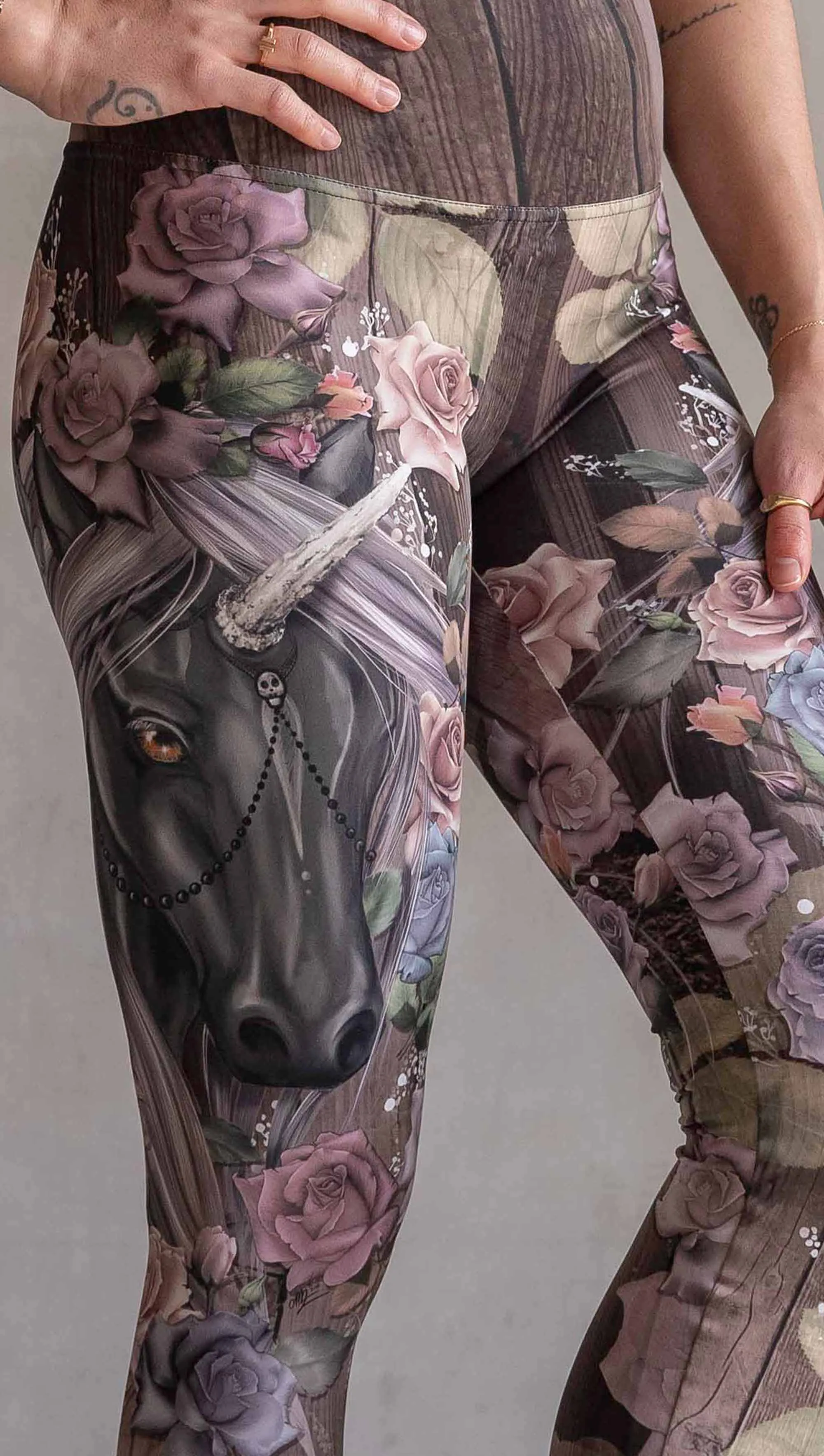 Dark Unicorn - Athleisure Leggings