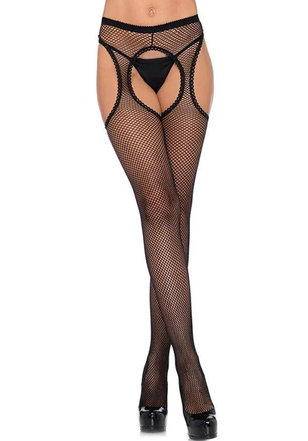 Dawn Fishnet | SUSPENDER STOCKINGS