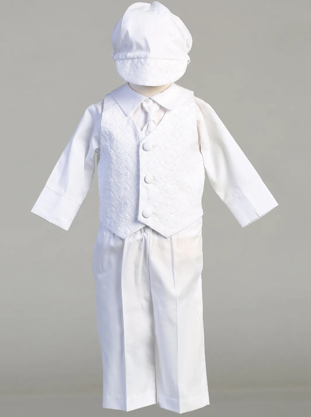 Diego/Corey - Baby Boys White Baptism & Christening Outfits