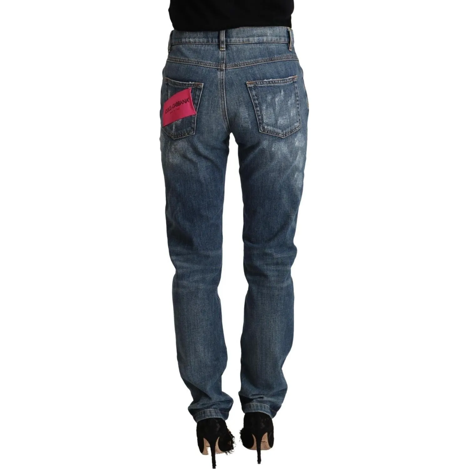 Dolce & Gabbana Elegant Skinny Denim Jeans for the Modern Woman