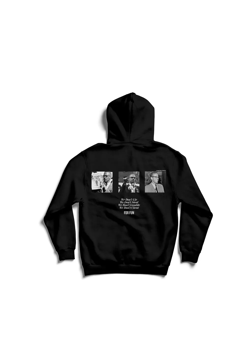 El-Hajj Malik El-Shabazz / Oversized Pullover Hoodie