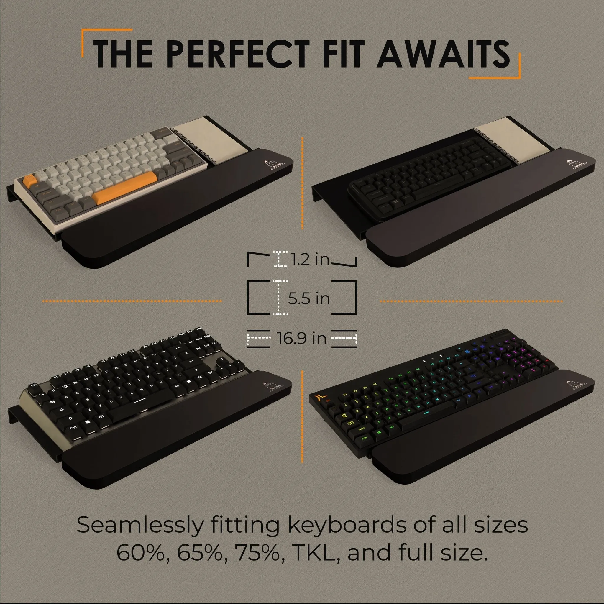 ErgoCombo Keyboard Stand with Wrist Rest