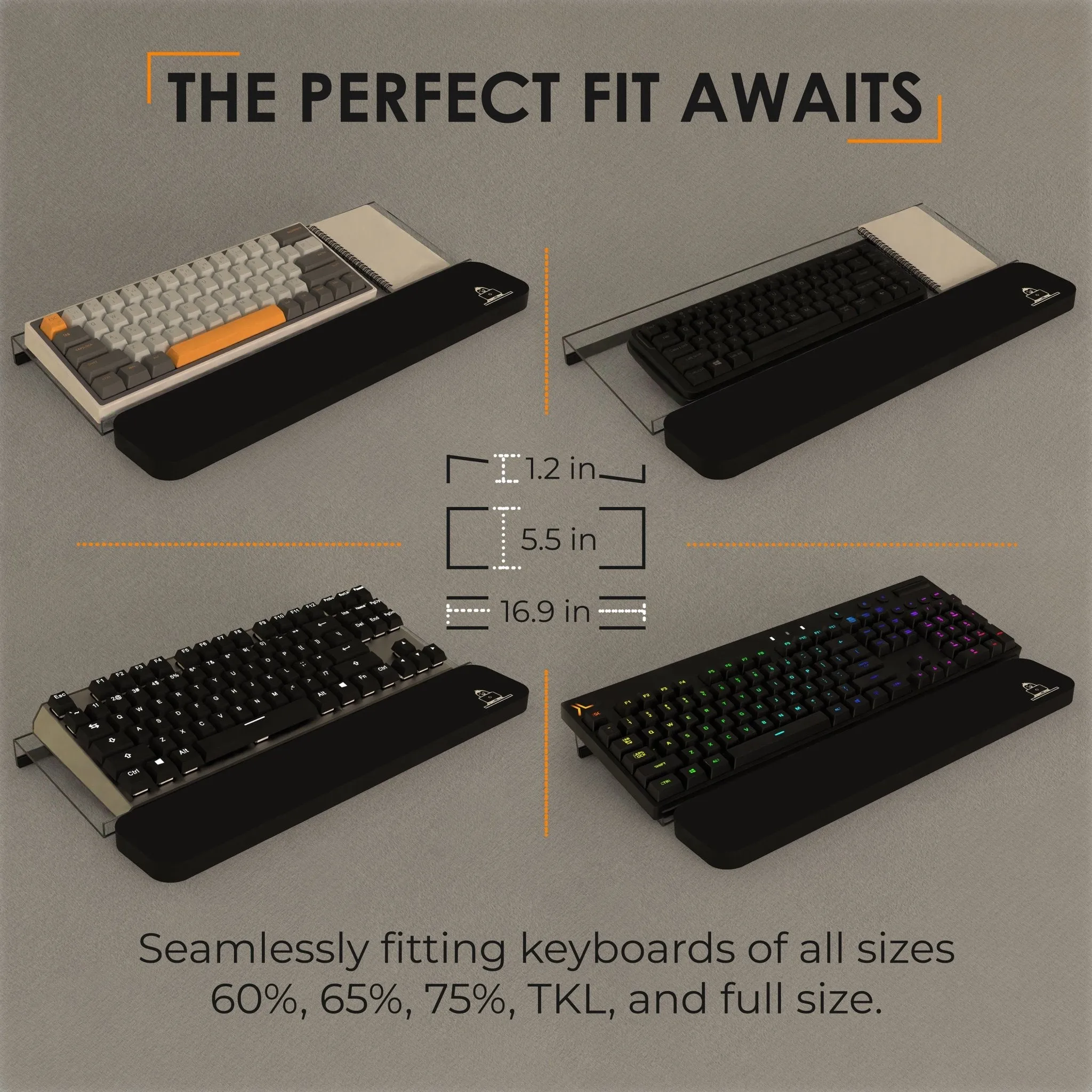 ErgoCombo Keyboard Stand with Wrist Rest