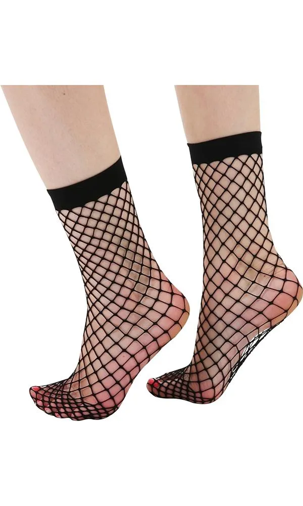 Extra Large Net [Black] | ANKLE SOCKS