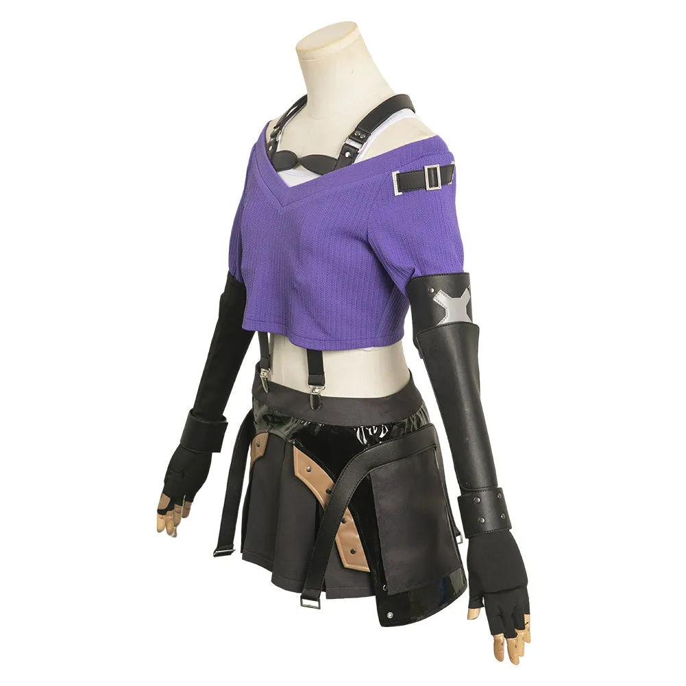 Final Fantasy XVI Tifa Lockhart Women Sweater Suit Party Carnival Halloween Cosplay Costume