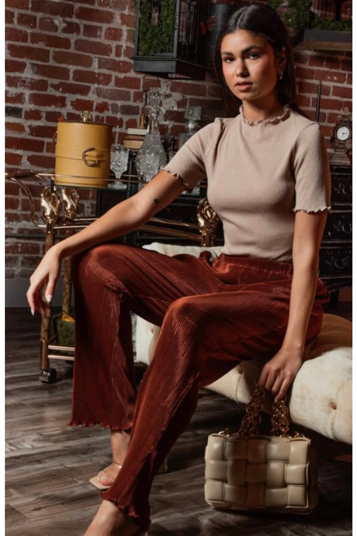 Fit and Flare Pants