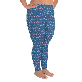 Flamingo Plus Size Leggings (Warehouse)