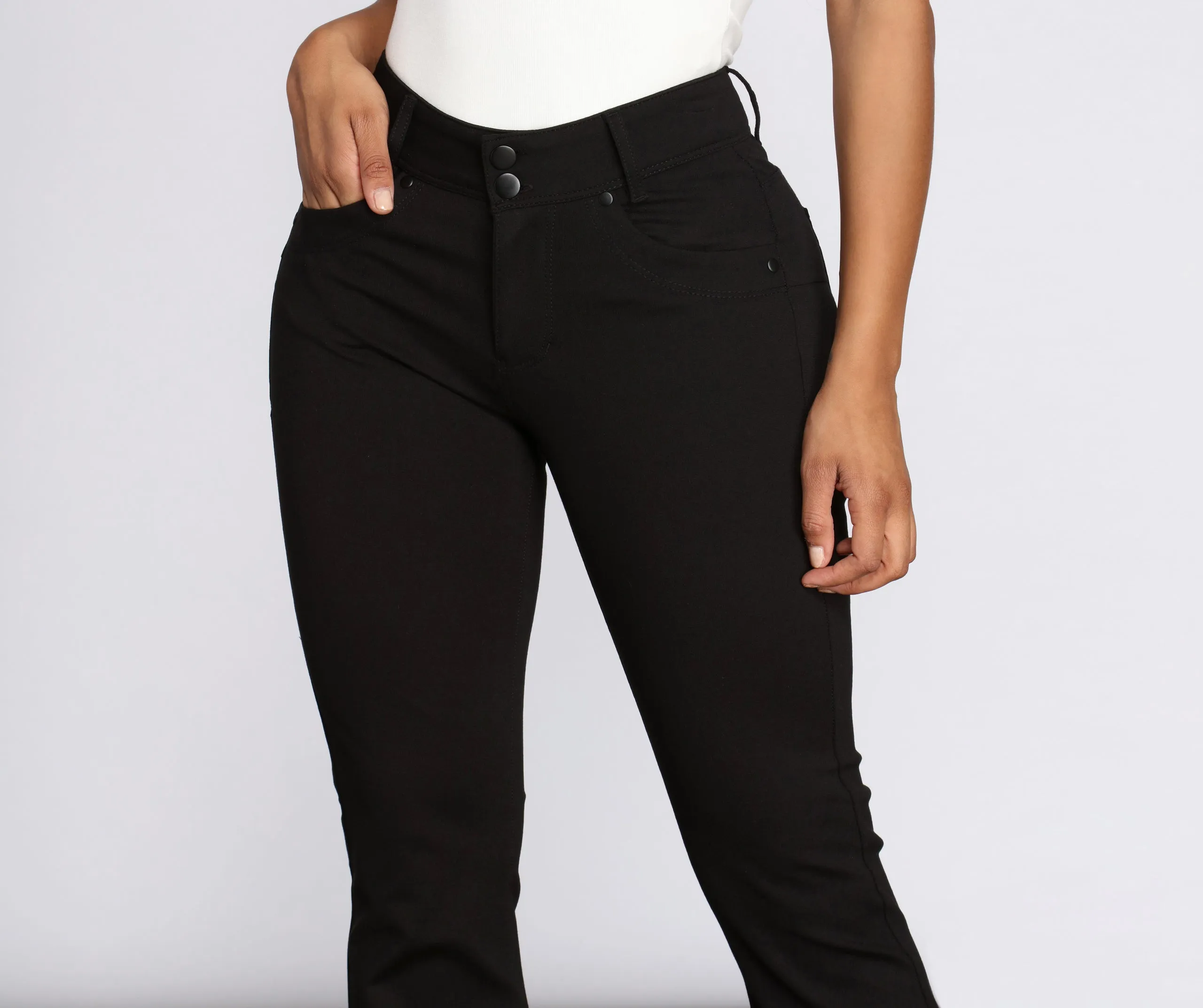 Flared and Fab Ponte Pants