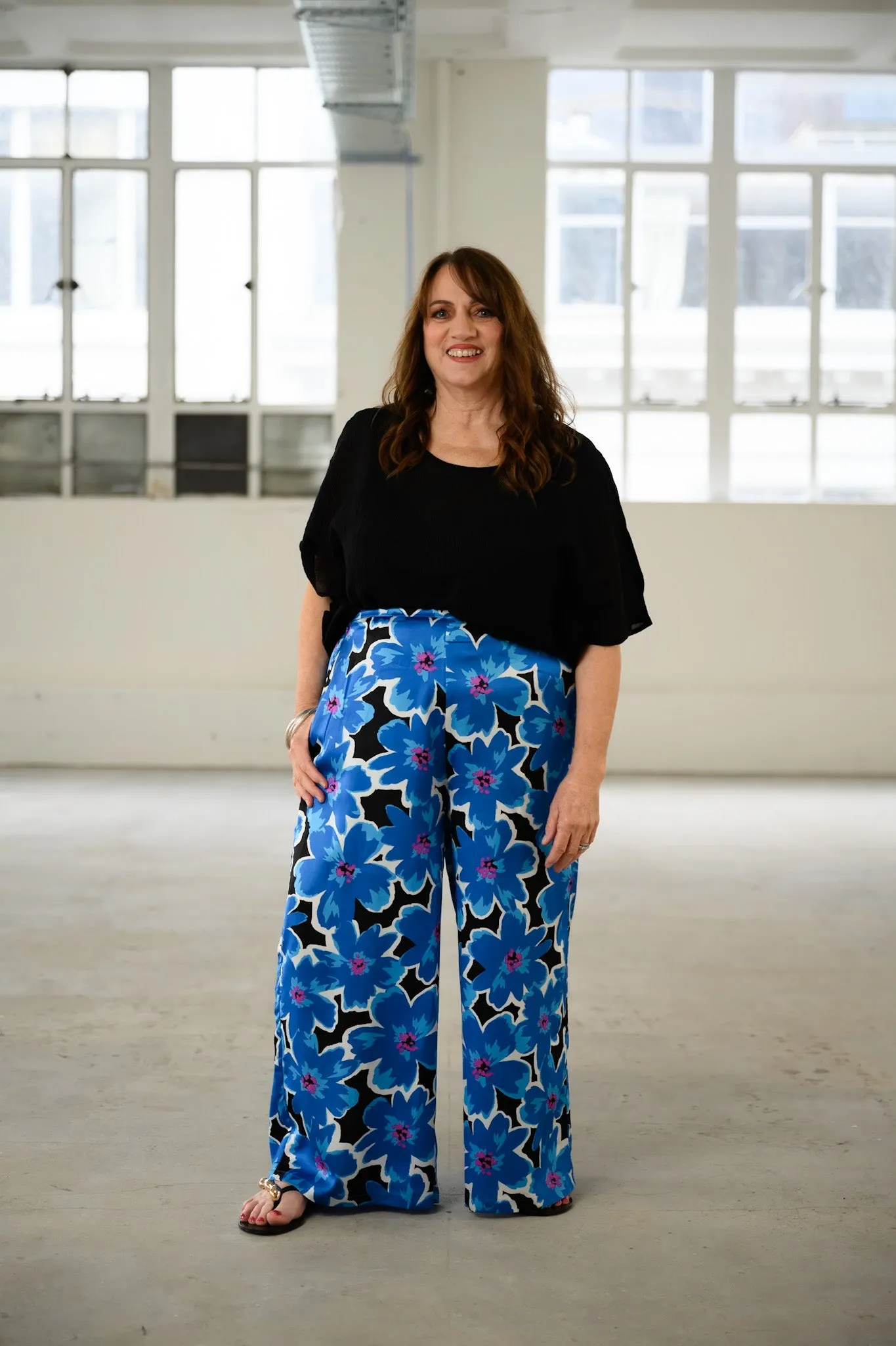 Florence Pants - Retro Blue