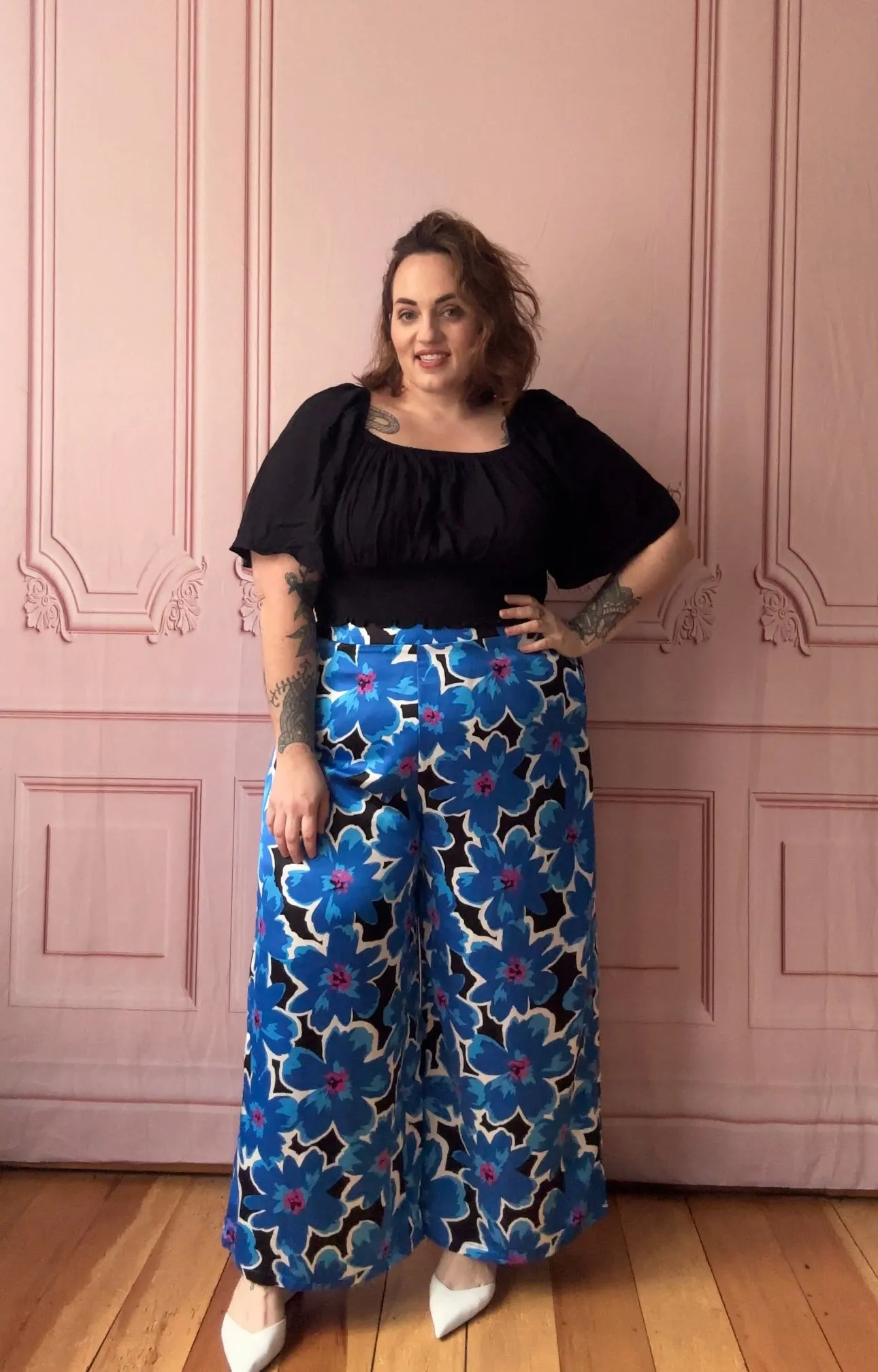 Florence Pants - Retro Blue