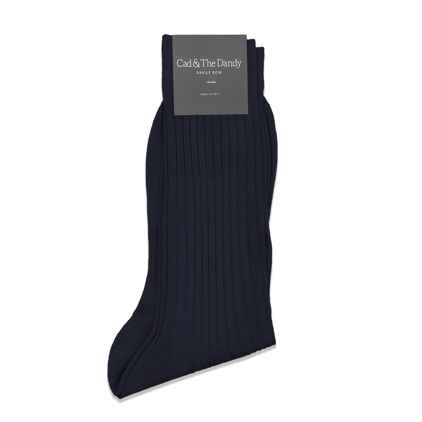 Formal Short Socks in Navy Cotton