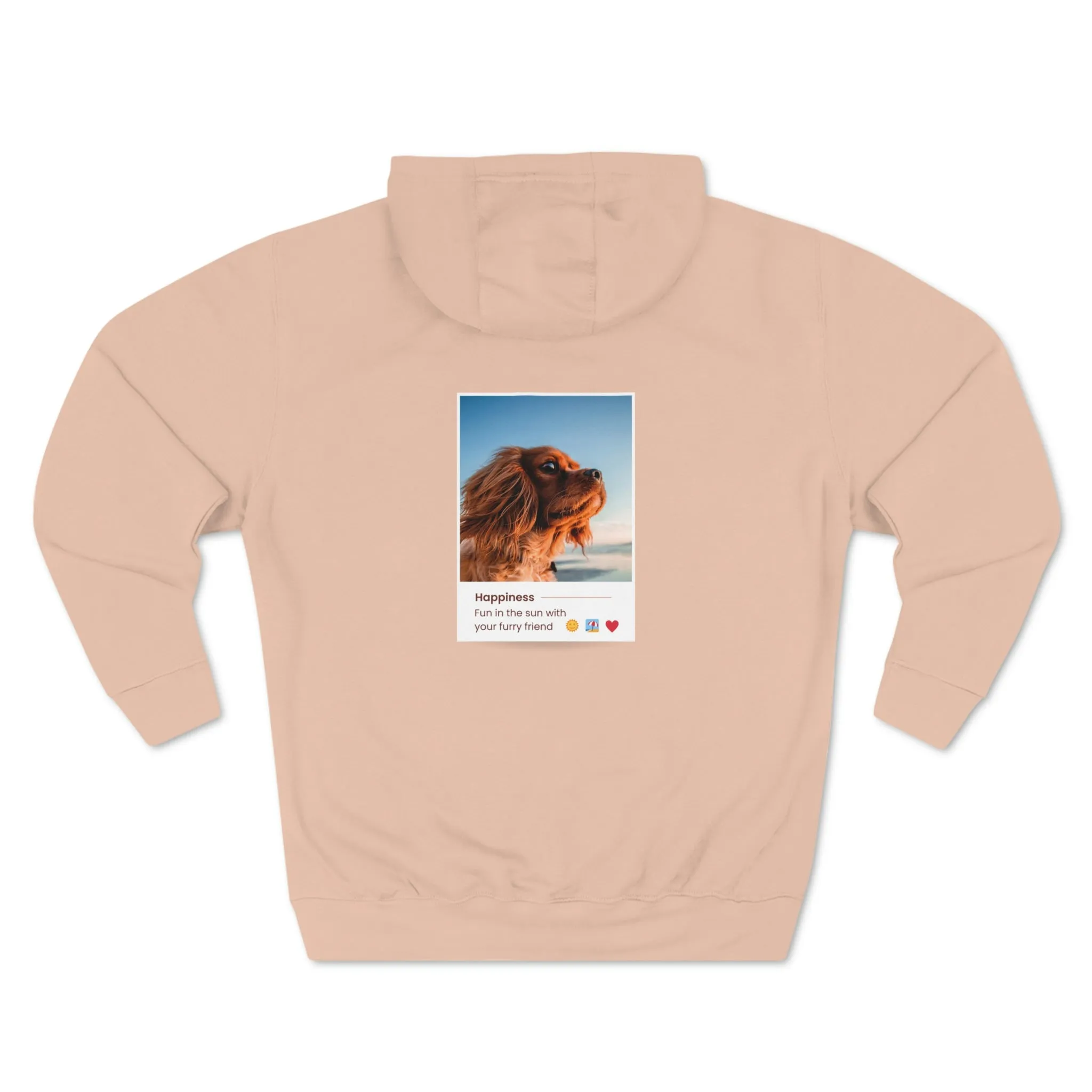 Fun in the sun with your furry friend Dog POD Unisex Premium Pullover Hoodie