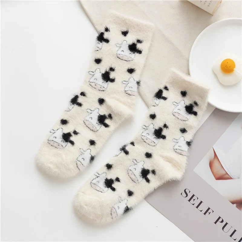 Gohobi Cute Animals Fleece Socks