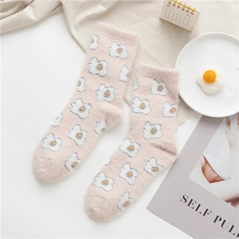 Gohobi Cute Animals Fleece Socks