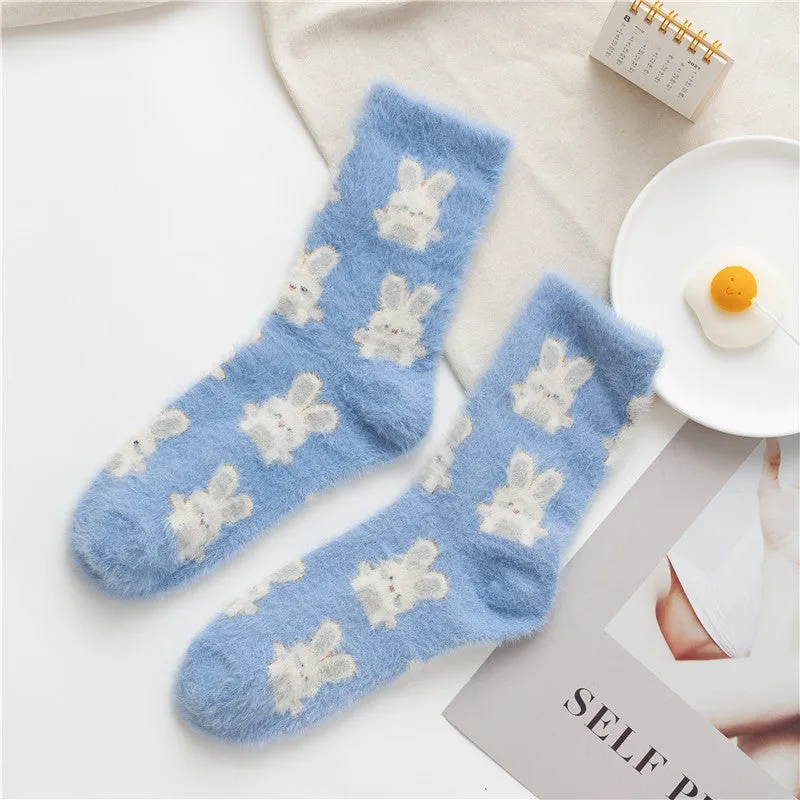 Gohobi Cute Animals Fleece Socks